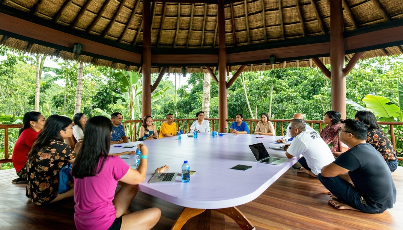 Social media strategy session for Thai ecotourism company